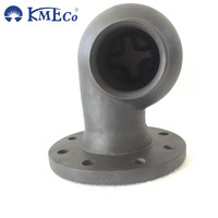Buse de pulvérisation monobloc en carbure de silicium coulé à bride Vortex de type bride KMECO