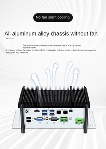 แบบพกพาอุตสาหกรรมไม่มีพัดลมระบายความร้อนเงียบมินิพีซี Windows 11 Intel Core I5-4570สี่แกนพร้อมหน่วยความจำ4หน่วยความจำและ64 SSD - Product Image 6