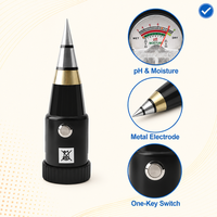 IMHOO Testeur numérique portable de pH et d'EC du sol avec sonde BNC, précision 0,1 pH, humidimètre pour l'irrigation agricole - OEM/ODM