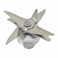 Pièces de rechange pour mixeur commercial en alliage d'aluminium, 2L en alliage d'aluminium, 8 lames, lame à roulement unique