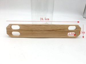 Rectangular Wood Chip Long Shape Wood Hand Wooden Tote Bag Handle Fancy Bag Handle Handmade Bag Handle - Product Image 3