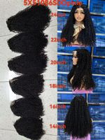 Letsfly Promoción de $56, Pelucas Rizadas Pixie SDD 5x5 de Alta Densidad, Pelucas de Cabello Humano 100%, 14-24 Pulgadas, Textura Suave Brasileña, 250g, Venta al Por Mayor