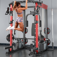 Station d'entraînement multifonctionnelle en acier pour musculation complète, équipement de gym pour la musculation des pectoraux, des bras et des muscles