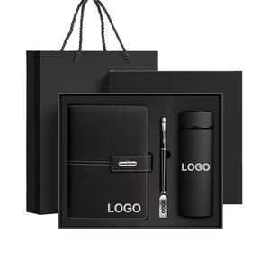 Notebook A5 kustom dan pena Set Eksekutif hadiah kantor untuk karyawan promosi bisnis perusahaan untuk pria - Product Image 1