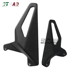 Protector de Talón de Fibra de Carbono para DUCATI Panigale V4 V4S V4R Streetfighter V4/S V2, Kit de Reposapiés Traseros, Piezas Modificadas para Motocicleta con Logotipo - Product Image 3