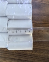 Rouleau de papier thermique 3 couches 57x40mm, simple couche, blanc, avec tube en plastique pour imprimantes de caisse enregistreuse/TPV/GAB