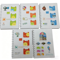 Planificateur spirale quotidien et hebdomadaire Kawaii ; Carnet spirale pour étudiants et bureau ; Carnet personnalisé à couverture rigide