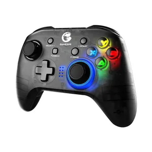 GameSir T4Pro LED Wireless Controller für Windows 2.4G Switch/PC/iOS/Android, Dual Shock Vibration Mobile Gamepad