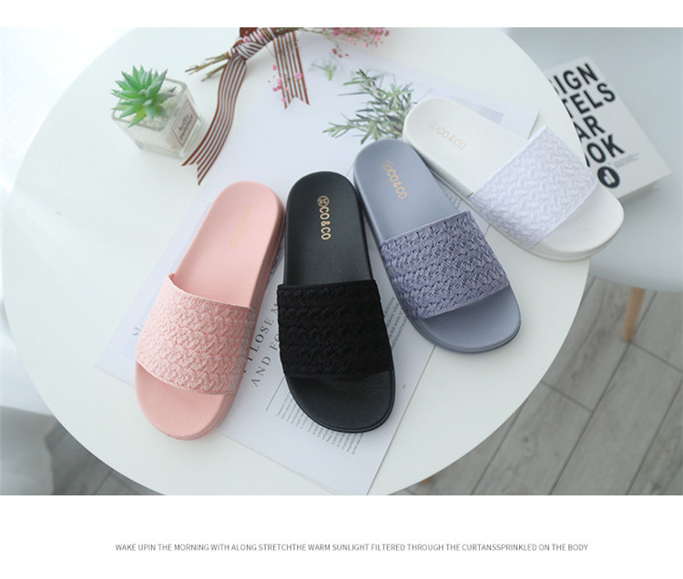 2021 Ladies Slides Sandals Indoor Non-slip Summer Beach Plastic Slippers Women Wholesale