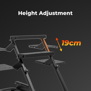 Supporto Professionale per Simulatore di Guida Design Moderno Acciaio Stabile Abitacolo Ergonomico e Confortevole - Product Image 3