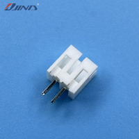 Connecteur de prise PCB JINDA 2,0 mm de pas, 2 broches, en laiton étamé, 2A 250V, montage sur circuit imprimé PH-2A (Blanc)