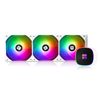 Pendingin CPU Cair Thermalright Frozen Horizon 360 V2 PUTIH ARGB Dengan Tiga Kipas PWM 1550RPM untuk LGA1700 AM5