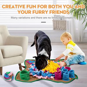 Tapis de reniflement Petdom pour chiens, jeu interactif de distribution de friandises, soulagement de l'ennui et de l'anxiété, alimentation pour chiens - Product Image 3
