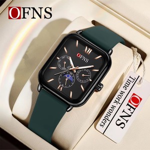OFNS montres <span class=keywords><strong>à</strong></span> quartz pour hommes et femmes carré trois yeux Six aiguilles <span class=keywords><strong>montre</strong></span> multifonctionnelle étanche pour hommes et femmes 2024 - Product Image 4
