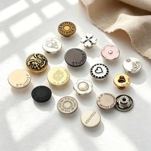 Elegant Geometric Stripe Metal <b>Buttons</b> Gold and Black Round <b>Buttons</b> for Women Formal Wear and Evening Dresses - Product Image 3