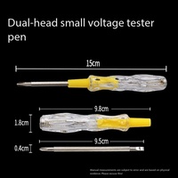 Stylo testeur de tension avec lame magnétique détachable, stylo testeur électrique pour réparation de circuits 80-500V, stylo testeur 40Cr