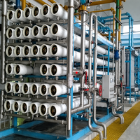 Mesin Desalinasi Air Laut Otomatis Sistem Reverse Osmosis 20000L/Jam Unit Pemurnian Air Minum Ro Plant