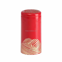Tapas y Sellos Termoencogibles de PVC en Forma de Cilindro con Logotipo Personalizado para Botellas de Vino Espumoso