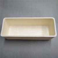 Bentuk persegi panjang Keramik Alumina Perahu Alumina Sagger Crucible