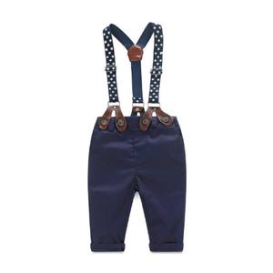 Ensembles de Vêtements Printaniers en Coton pour Bébés Garçons : Haut à Manches Longues à Carreaux, Chemise avec Nœud Papillon, Barboteuse et Pantalon à Bretelles Y10695 - Product Image 6
