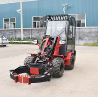 Chargeuse sur pneus compacte HAIJU M910T avec flèche télescopique, capacité de charge de 1000 kg, 4x4, hydraulique, vente directe usine à prix avantageux