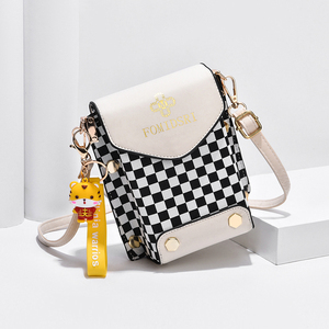 Mode Mini Mädchen Umhängetasche Handy Großhandel Frauen Schulter Handy taschen Zebrast reifen Frauen Umhängetaschen - Product Image 5