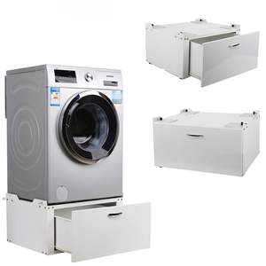 Nouvelle conception de machine à laver en métal, économise de l'espace, tiroir de rangement, socle pour machine à laver et sèche-linge - Product Image 1