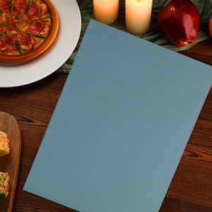 Tùy chỉnh da 3 vòng chất kết dính thư mục danh mục đầu tư khách sạn rượu vang A4 da menu bì<span class=keywords><strong>a</strong></span> nhà hàng - Product Image 5