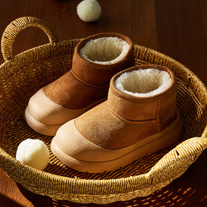 Bé khởi động giản dị mới <span class=keywords><strong>2025</strong></span> thời trang trẻ em tuyết khởi động trẻ em giày chạy ngắn khởi động Giày thể thao chàng trai cô gái chống trượt mắt cá chân - Product Image 6