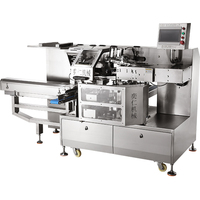 Machine de découpe de pain grillé certifiée CE, ligne d'emballage de sacs préformés, contact alimentaire, acier inoxydable 304, standard, 600-720 pièces/h, 220V, pour boulangerie