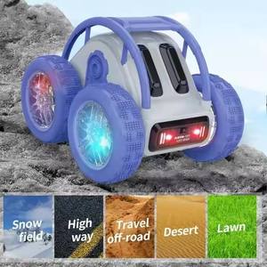 Voiture télécommandée 2.4G RC 4CH pour drift, <span class=keywords><strong>course</strong></span> et cascades, avec rotation à 360° et lumières LED, jouet pour enfants - Product Image 5
