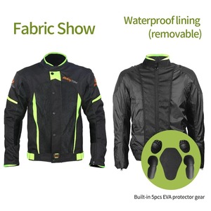 Veste et pantalon de <span class=keywords><strong>moto</strong></span>, manteau de protection réfléchissant, vêtements de sécurité pour motocyclistes, hommes et femmes, JK-37 - Product Image 4
