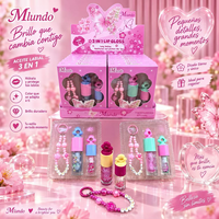 Nouveau lot en gros de porte-clés brillants à lèvres, tubes vides d'huile à lèvres changeante de couleur, cosmétiques à marque privée Sheglan, maquillage en vrac, cadeau