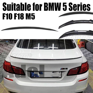 สปอยเลอร์หลังคาร์บอนไฟเบอร์ทรง M4 สำหรับ BMW F10 F11 F18 ซีรีส์ 5 M5 ปี 2011-2017 ปีกหลัง สปอยเลอร์ลิป แต่งรถ - Product Image 1