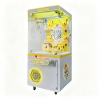 Machine à griffes d'arcade pour enfants, modèle préféré, en métal, japonaise, avec interface en anglais, garantie 1 an, personnalisable, accepte billets, jetons et poupées