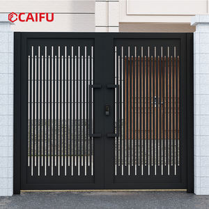 Portão de Entrada Duplo em Alumínio Forjado Personalizado para Villa, Pátio, Comunidade e Jardim - Product Image 4