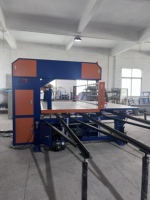 Machine de découpe verticale automatique électrique pour bandes d'éponge, mousse, plastique, film EPE/EVA et emballages de boîtes