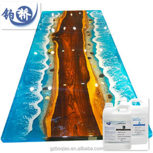 Juego de resina epoxi transparente sin burbujas de alto brillo de 4 galones 3:1, pegamento para transporte de carpintería para fundición de resina - Product Image 1