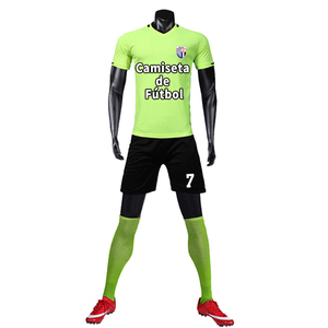 Bán Buôn Thăng hoa Áo Bóng Đá Tùy Chỉnh Người Đàn Ông + Trẻ Em Trống Retro Đồng Phục Bóng Đá Đặt Người Đàn Ông Đội Đào Tạo Bóng Đá Mặc - Product Image 1