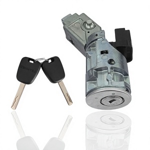 Cilindros de Cerradura de Puerta para Chevrolet GMC, Paquete de 4 con 2 Llaves, Compatible con Silverado, Tahoe, Suburban, Sierra, XF046Q11 - Product Image 3