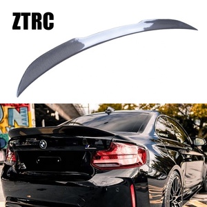 For 2 Series F22 Coupe/F23 Convertible/F87 M2 Sedan DA Style Real Carbon Fiber Rear Spoiler Trunk Wing 2014-2020 - Product Image 1