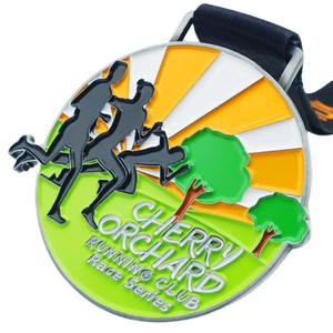 Médailles personnalisées pour les événements sportifs de marathon sur le campus - Product Image 3