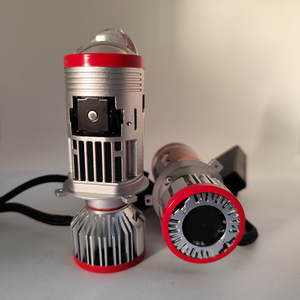 Lente de Proyector Bi-LED <span class=keywords><strong>MT9</strong></span> para Auto, Bombilla LED H4 para Faros Delanteros HB2 H4 H/L, Faros Delanteros LED H4 con Lente de Proyector Láser - Product Image 1