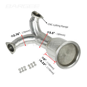 Bargee <span class=keywords><strong>Megna</strong></span> Flow tuyau de descente d'échappement pour audi B9 S5 S4 V6 3.0T 2018 ~ UP système d'échappement tuyaux d'échappement de voiture - Product Image 1