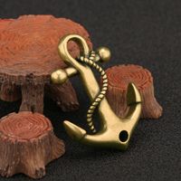 Bijoux ancre de Style réunion, pendentif ancre en métal cuivre, vente en gros