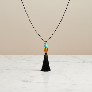 Collier en argent 925 avec ambre naturel, style sportif, chaîne effet vague d'eau, <span class=keywords><strong>cadeau</strong></span> <span class=keywords><strong>pour</strong></span> elle - Product Image 4