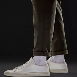 Vêtements de golf professionnels, pantalon droit pour homme en tissu tissé mi-lourd, élasticité, teinture unie, séchage rapide, poche cachée à fermeture éclair, en laine peignée - Product Image 6