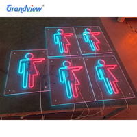 Enseigne néon LED personnalisée avec bandes lumineuses néon en PVC accrocheuses IP66 pour la décoration extérieure des entrepôts et des commerces