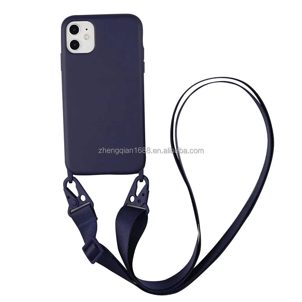 Coque de téléphone portable en Silicone, collier croisé, pour Iphone 11 Pro