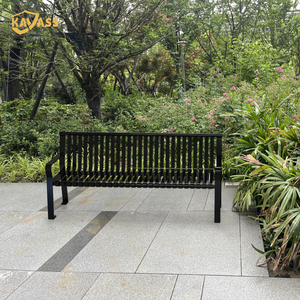 KAVASS Schule verwendet Metall park Modern Outdoor <span class=keywords><strong>Public</strong></span> Moden Design Garten bänke Stuhl möbel zum Verkauf - Product Image 6